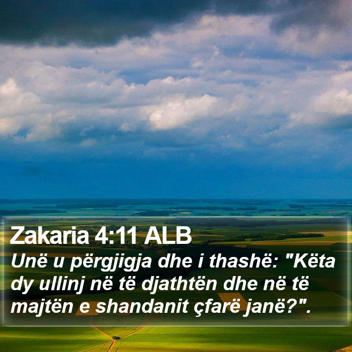 Zakaria 4:11 ALB Bible Study