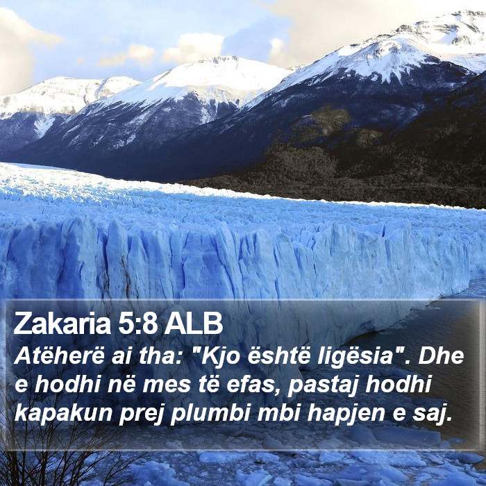 Zakaria 5:8 ALB Bible Study