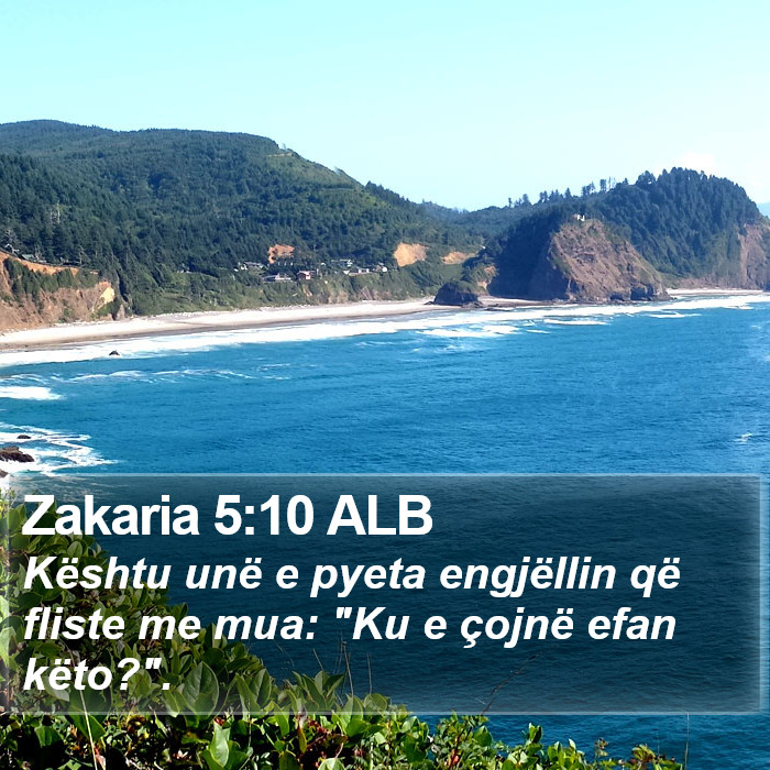 Zakaria 5:10 ALB Bible Study