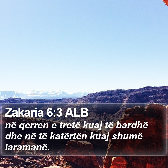 Zakaria 6:3 ALB Bible Study