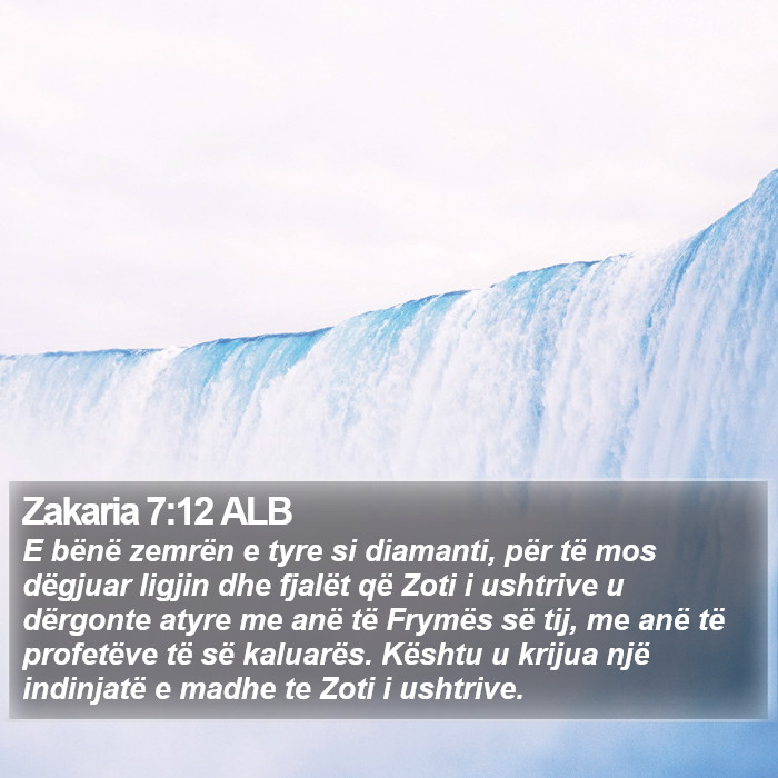 Zakaria 7:12 ALB Bible Study