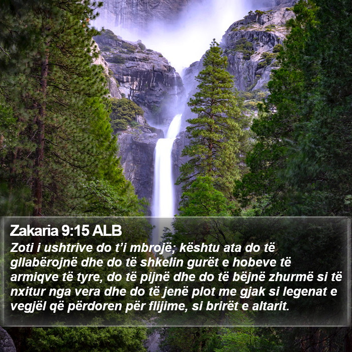 Zakaria 9:15 ALB Bible Study