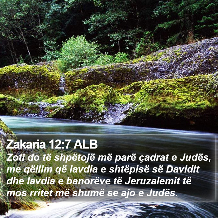 Zakaria 12:7 ALB Bible Study