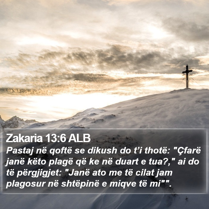 Zakaria 13:6 ALB Bible Study