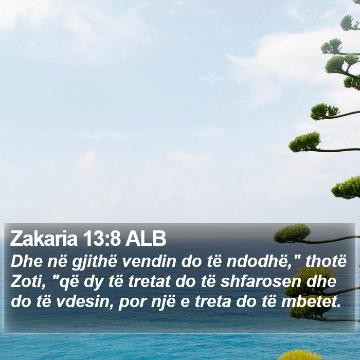 Zakaria 13:8 ALB Bible Study