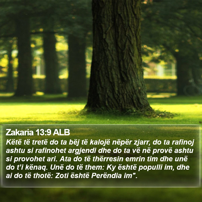 Zakaria 13:9 ALB Bible Study