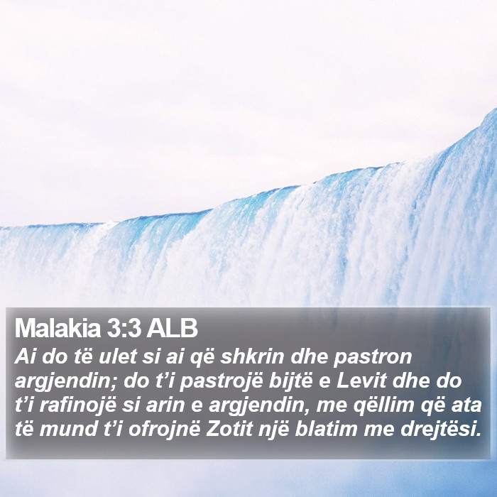 Malakia 3:3 ALB Bible Study
