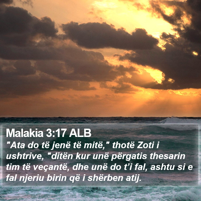 Malakia 3:17 ALB Bible Study