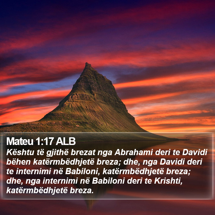 Mateu 1:17 ALB Bible Study