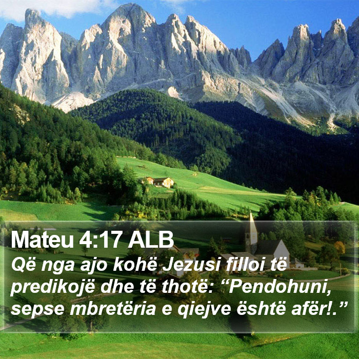 Mateu 4:17 ALB Bible Study