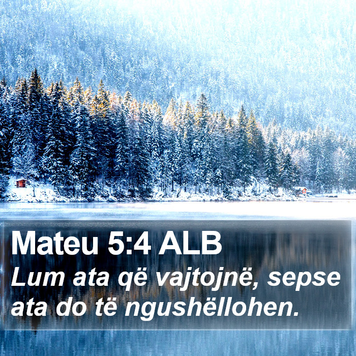 Mateu 5:4 ALB Bible Study