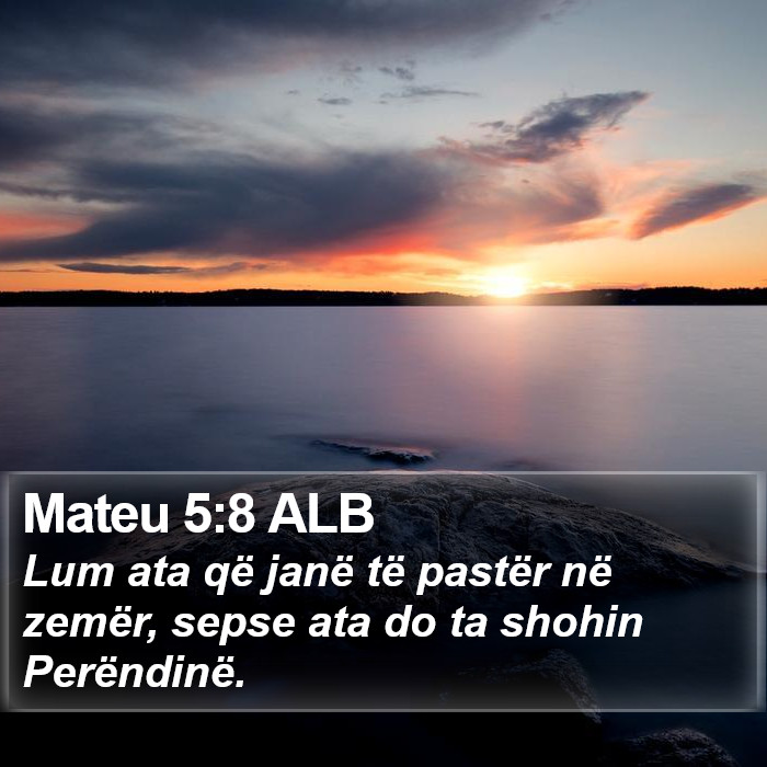 Mateu 5:8 ALB Bible Study