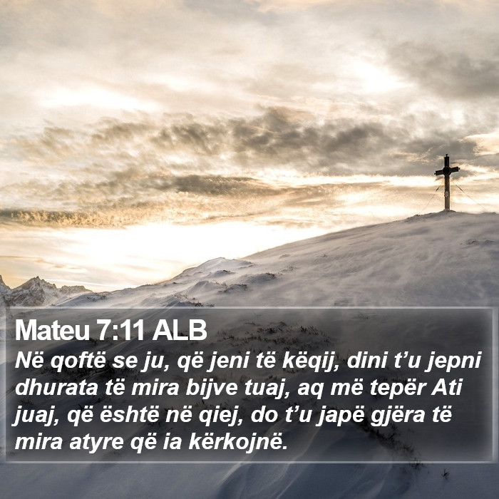 Mateu 7:11 ALB Bible Study