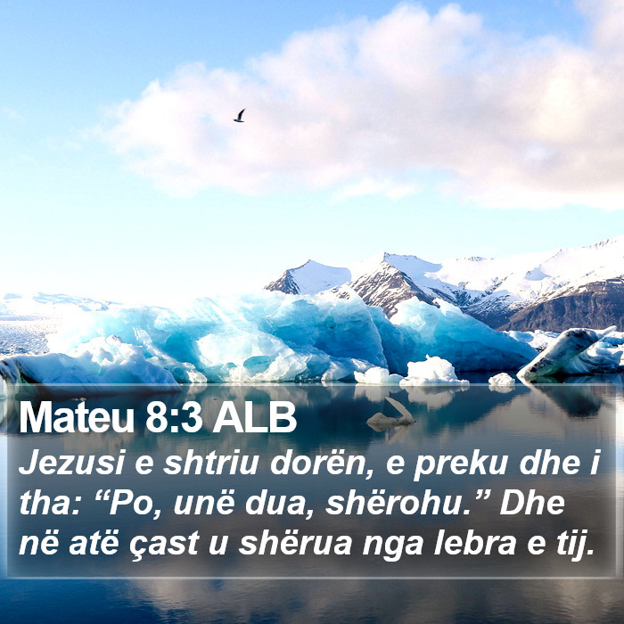 Mateu 8:3 ALB Bible Study