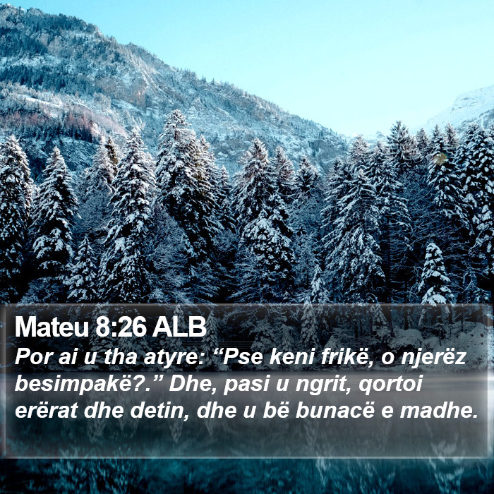 Mateu 8:26 ALB Bible Study