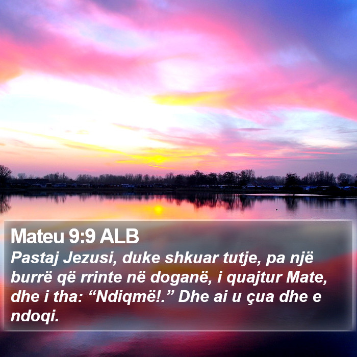 Mateu 9:9 ALB Bible Study