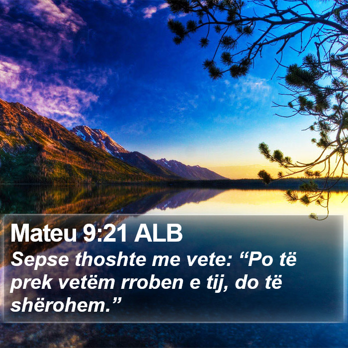 Mateu 9:21 ALB Bible Study