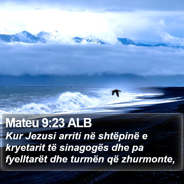 Mateu 9:23 ALB Bible Study