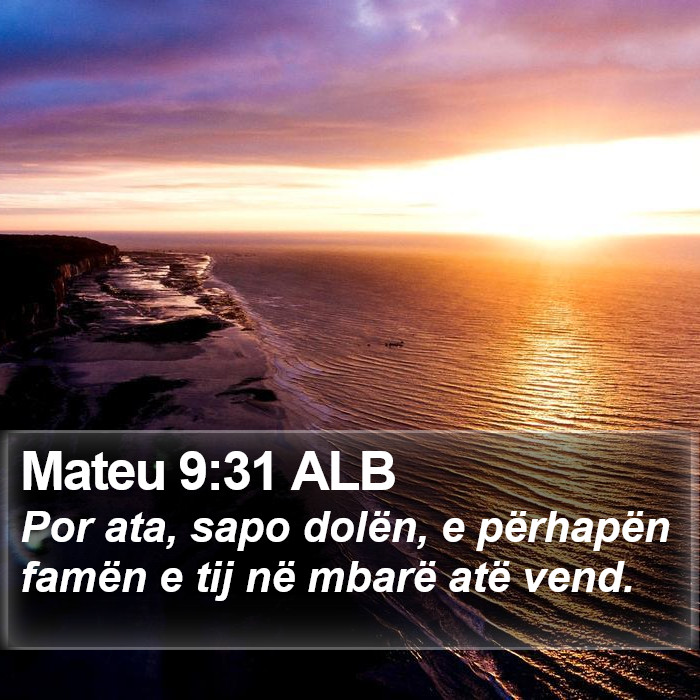 Mateu 9:31 ALB Bible Study