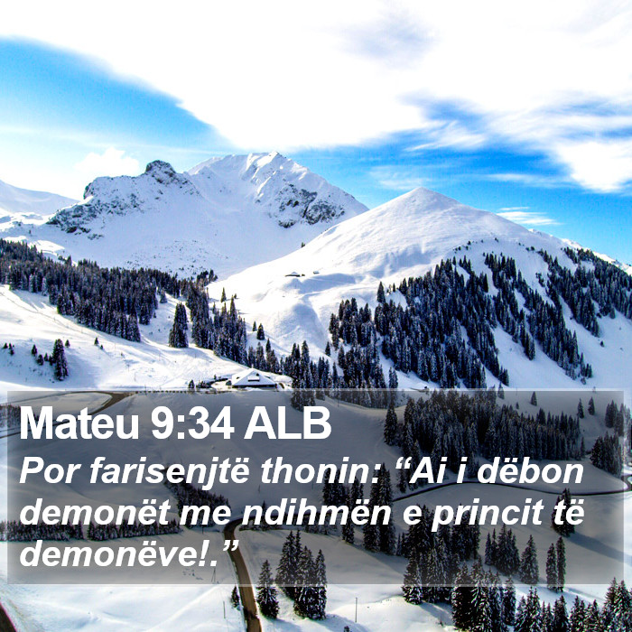 Mateu 9:34 ALB Bible Study