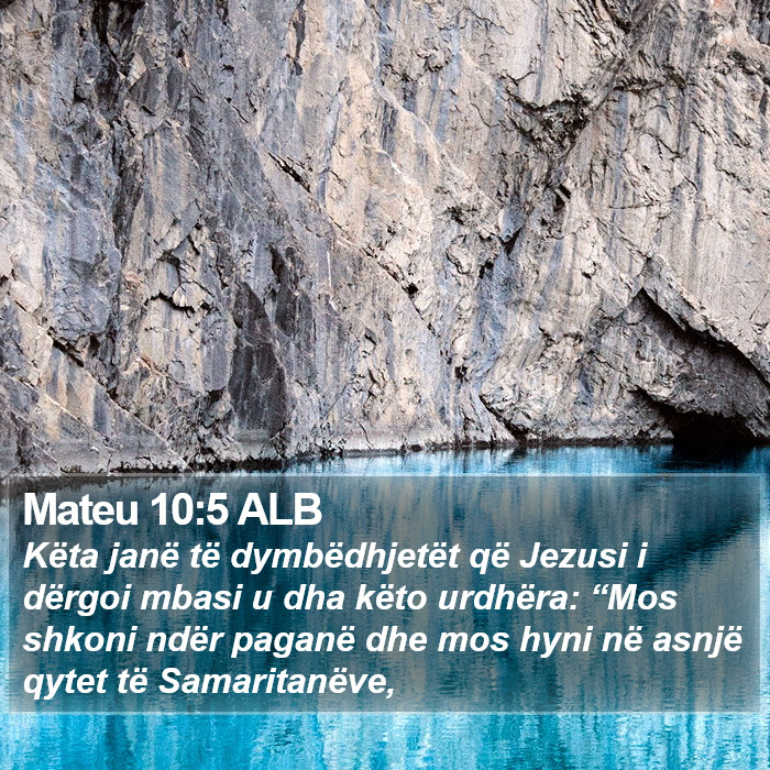 Mateu 10:5 ALB Bible Study