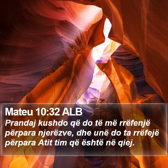 Mateu 10:32 ALB Bible Study