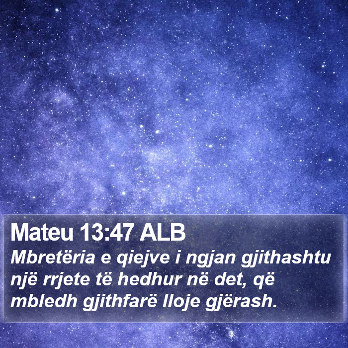 Mateu 13:47 ALB Bible Study