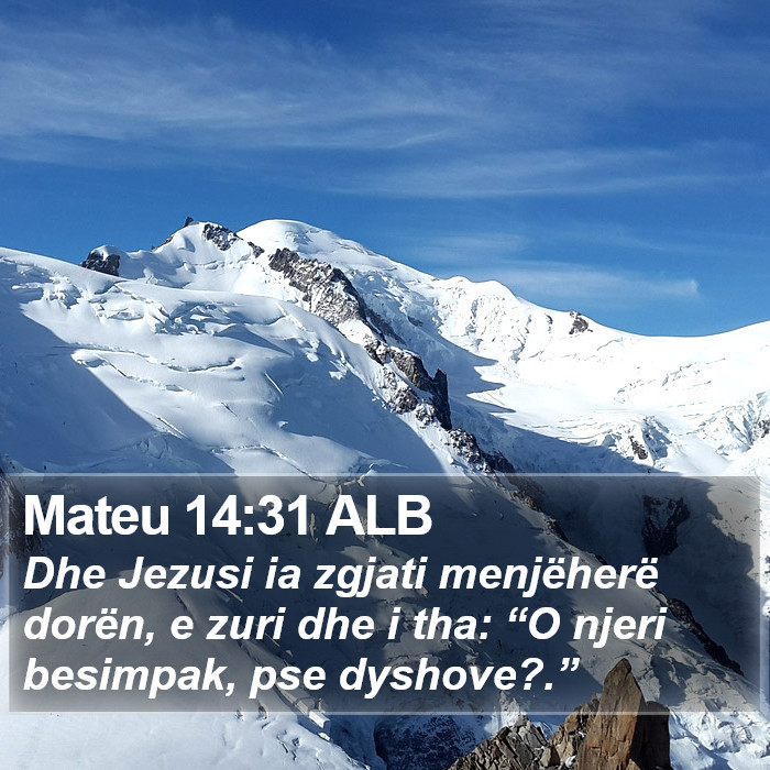 Mateu 14:31 ALB Bible Study