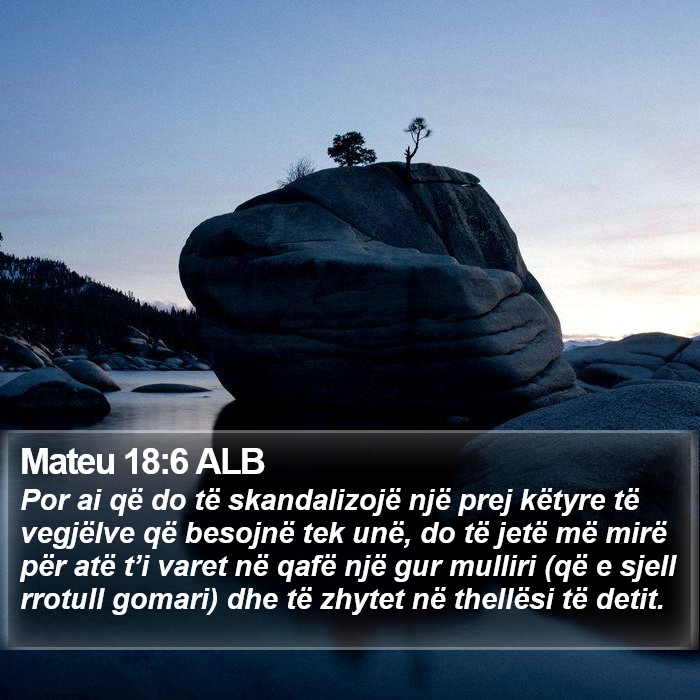 Mateu 18:6 ALB Bible Study