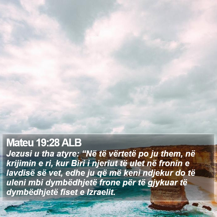 Mateu 19:28 ALB Bible Study