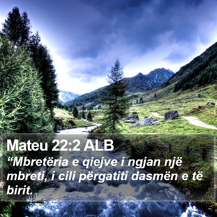 Mateu 22:2 ALB Bible Study