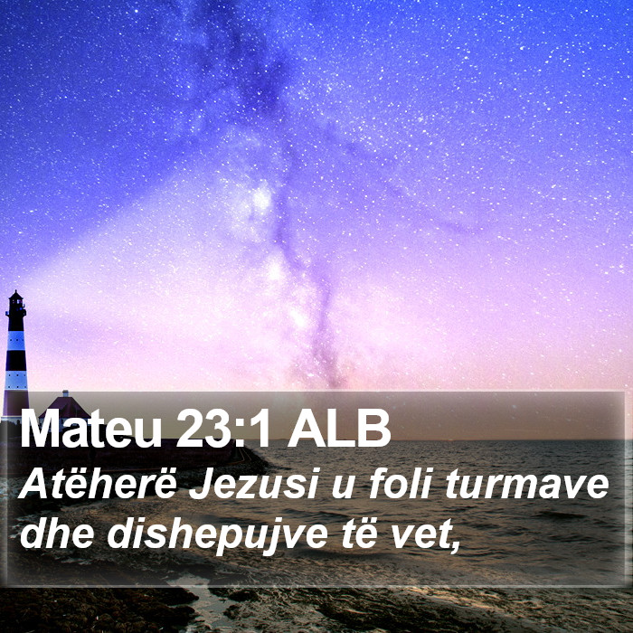 Mateu 23:1 ALB Bible Study