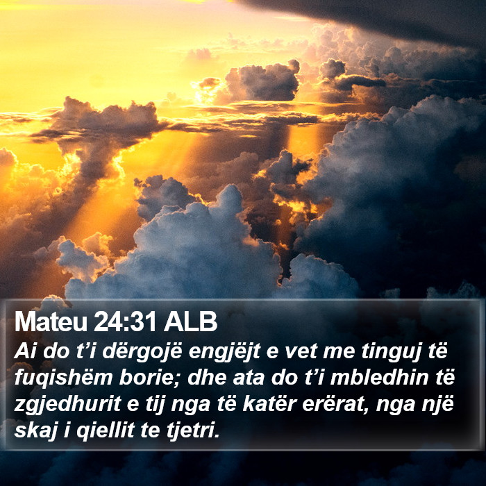 Mateu 24:31 ALB Bible Study