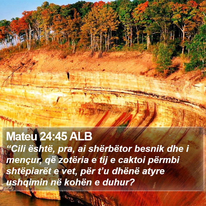 Mateu 24:45 ALB Bible Study