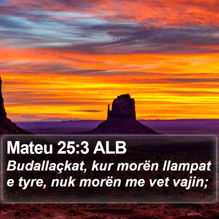 Mateu 25:3 ALB Bible Study