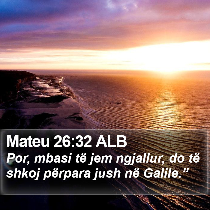 Mateu 26:32 ALB Bible Study