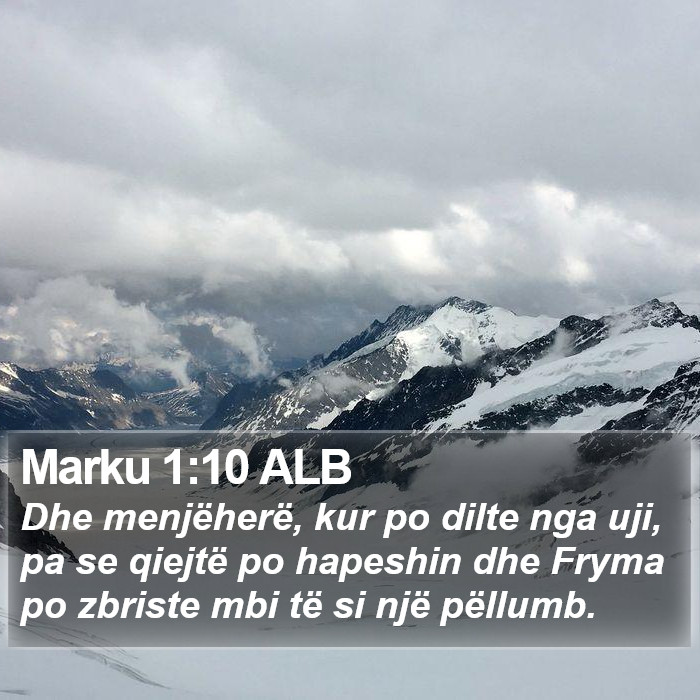 Marku 1:10 ALB Bible Study