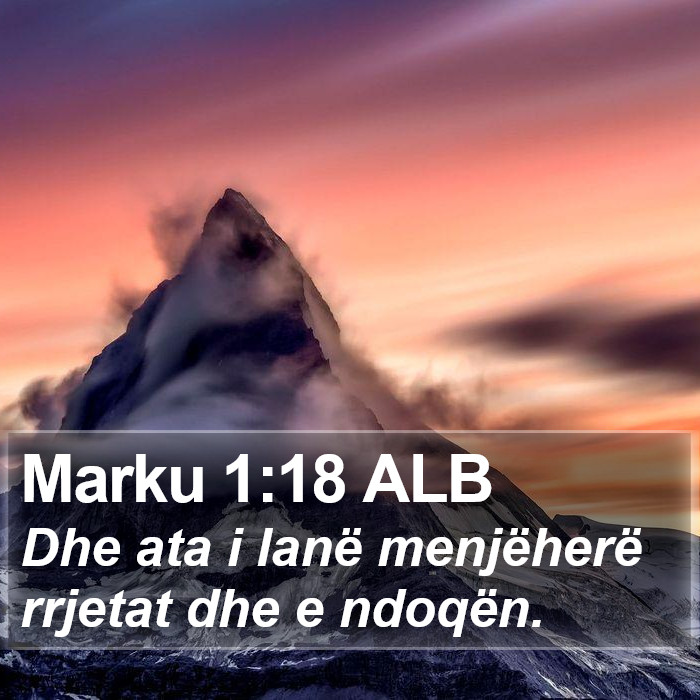 Marku 1:18 ALB Bible Study