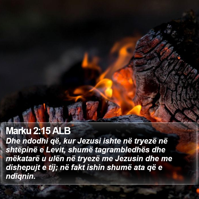 Marku 2:15 ALB Bible Study