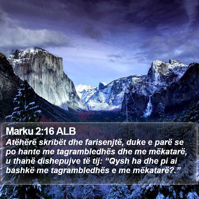 Marku 2:16 ALB Bible Study