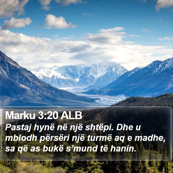 Marku 3:20 ALB Bible Study