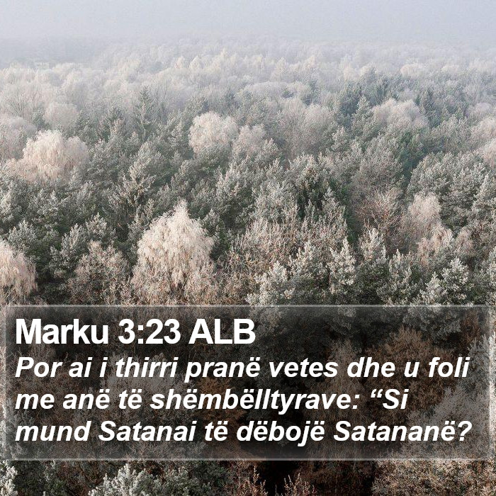 Marku 3:23 ALB Bible Study