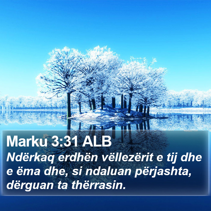 Marku 3:31 ALB Bible Study
