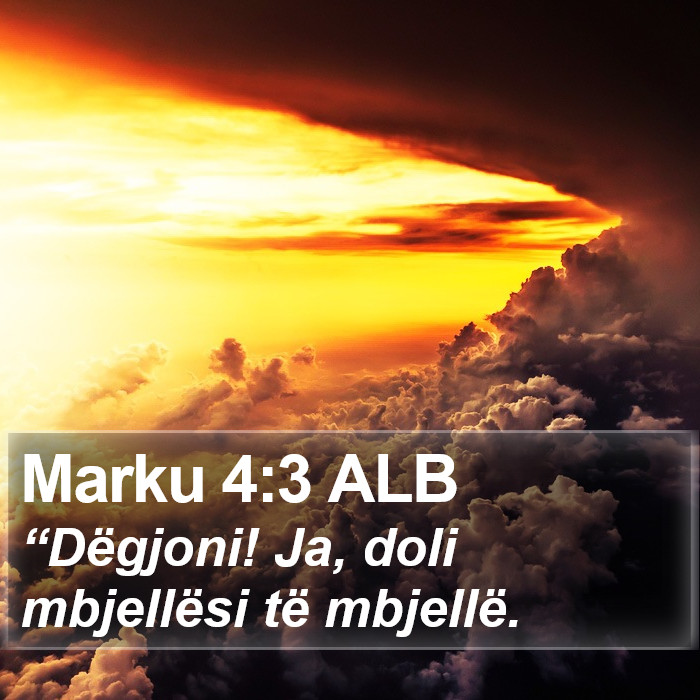 Marku 4:3 ALB Bible Study