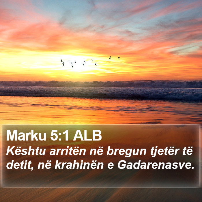 Marku 5:1 ALB Bible Study