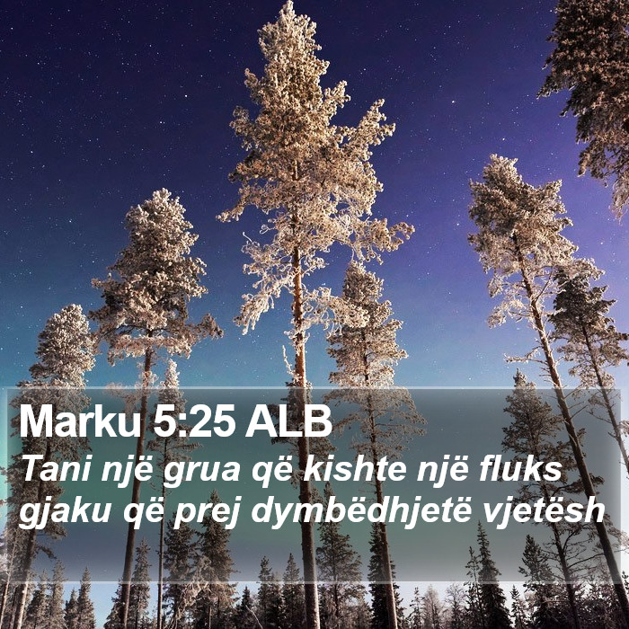Marku 5:25 ALB Bible Study