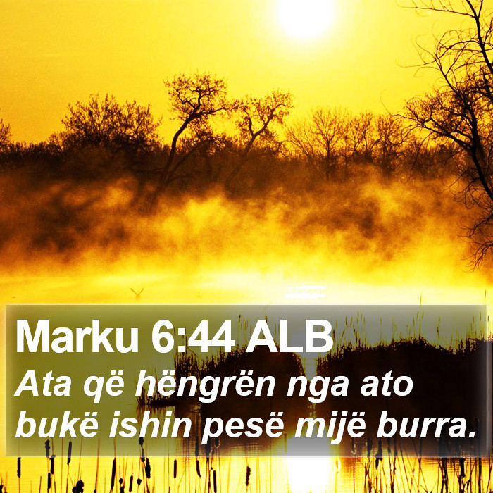 Marku 6:44 ALB Bible Study