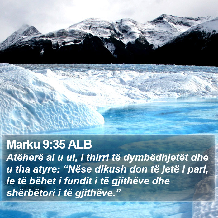 Marku 9:35 ALB Bible Study