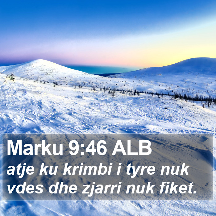 Marku 9:46 ALB Bible Study