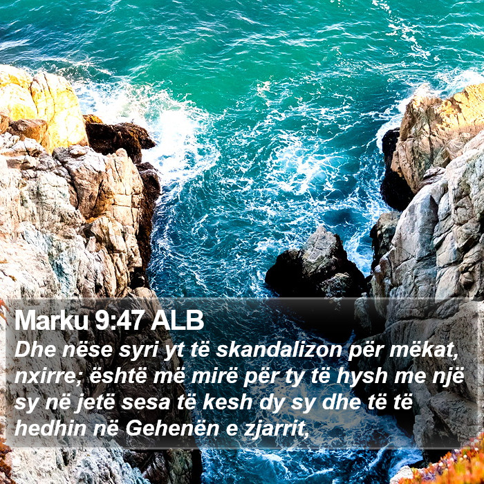 Marku 9:47 ALB Bible Study